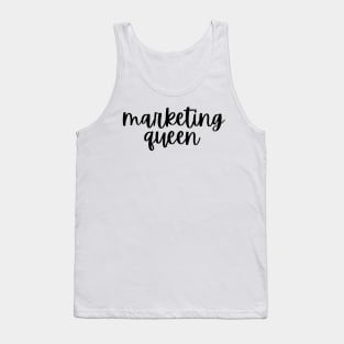 Marketing Queen - Marketing Sticker Tank Top